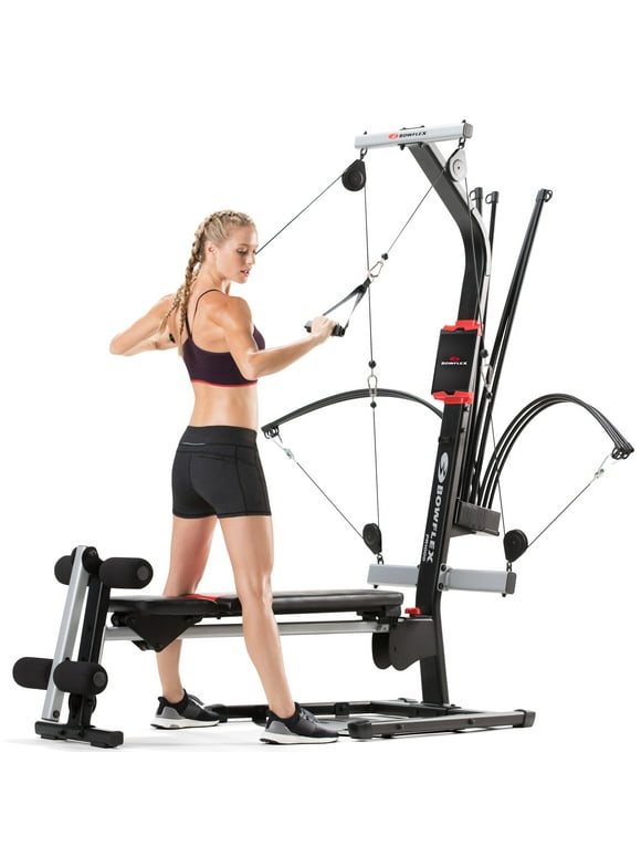 Bowflex PR1000 Home Gym Weight Lifting Aerobic Rowing and Vertical Folding Bench