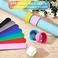 thumbnail image 3 of 12Pcs Silicone Flip Wrapping Paper Holder Poster Holder Paper Roll Holder Stabilizer Slap Bands for Storage Organization, 3 of 5