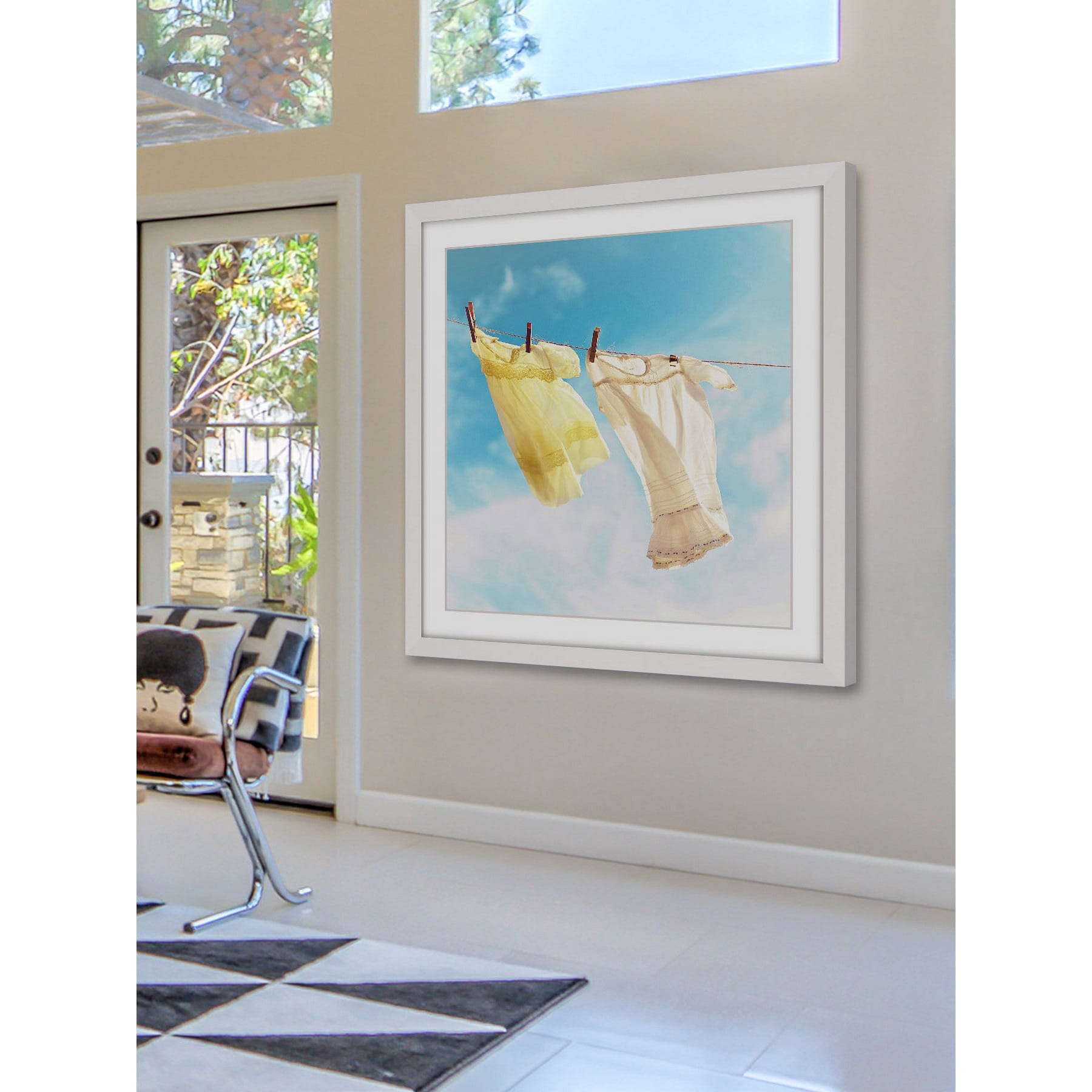 Marmont Hill "Summer Breeze" by Sylvia Cook Framed Painting Print
