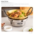 thumbnail image 3 of HONMEET Kitchen Utensils Stainless Steel Frying Pot for Outdoor Use 1Set, 3 of 8