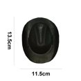 thumbnail image 2 of Sombrero de vaca de vaquero ajustable para disfraz occidental, accesorios de aseo para fiestas navideñas, 2 of 5