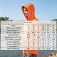 thumbnail image 6 of 2-Pack Men's UPF 50+ Sun Protection Hoodie Long Sleeve Moisture Wicking Quick Dry Lightweight for Outdoor Sports, 6 of 6