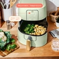 thumbnail image 5 of Beautiful 6 Qt Air Fryer with TurboCrisp Technology, EverGood Ceramic Nonstick Coating, Sage Green by Drew Barrymore, 5 of 18