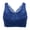 Blue, variant on SAYFUT Womens Floral Lace Bralettes Bra Adjustable Cross Front Lace Strap Sexy Everyday Bra Bralettes Tops Sleep Bra
