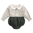 thumbnail image 1 of Ropa de bebé, mono floral de primavera y otoño, mono de manga larga para recién nacido, 1 of 8