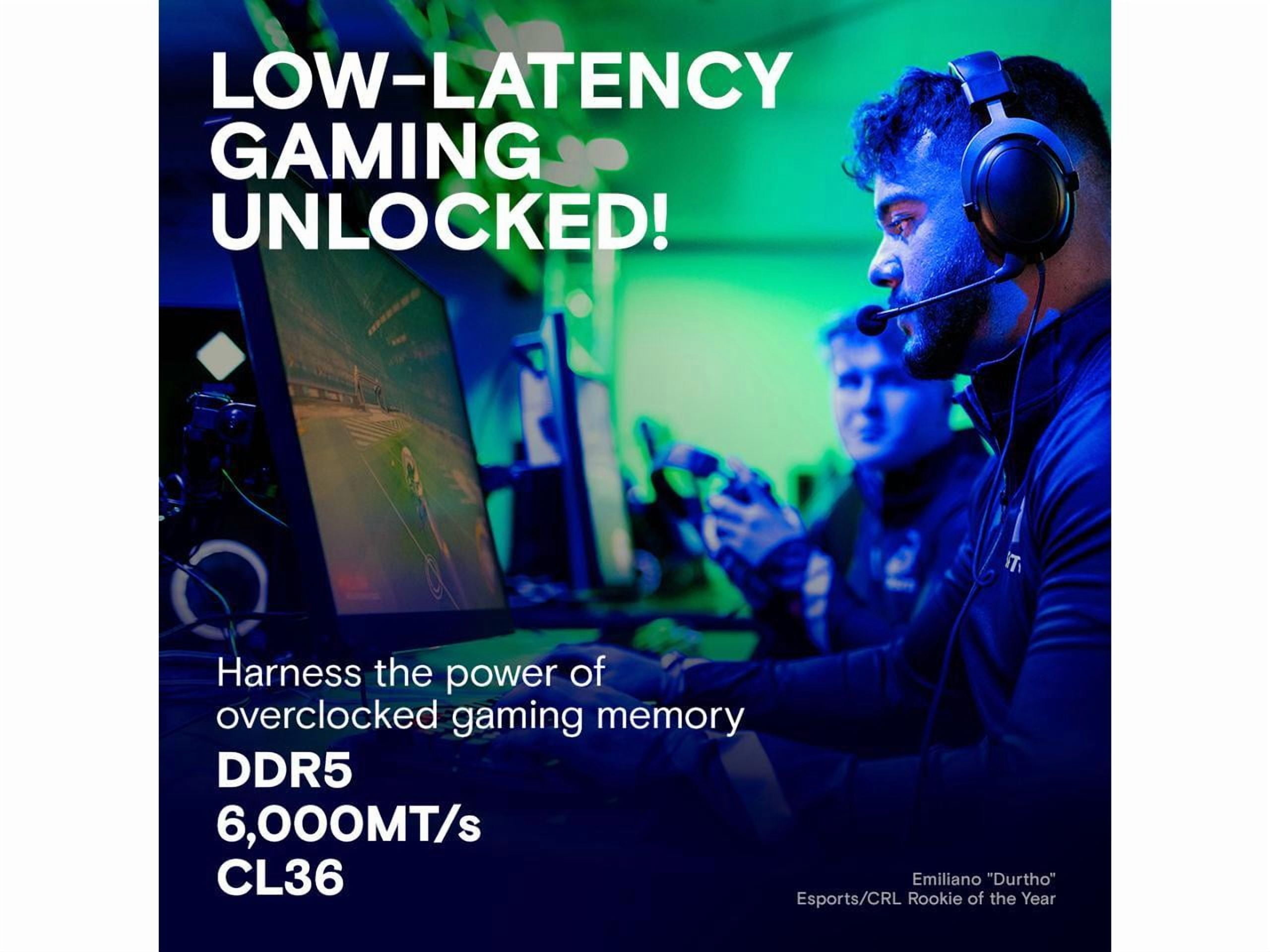 Crucial Pro Overclocking 32GB (2 x 16GB) DDR5 6000 (PC5 48000) Desktop  Memory Model CP2K16G60C36U5W