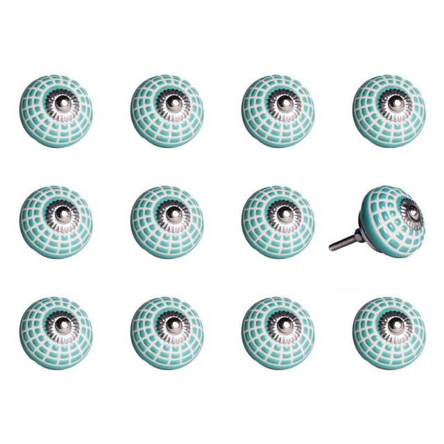 KNOB-IT VINTAGE HANDPAINTED CERAMIC KNOBS (12-Pack) KI1204