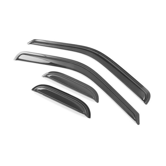 KAIHUIXING Super Duty Window Visors 4pc Set for Ford for F250 SuperDuty 1999-2016 for F350 SuperDuty 1999-2016 for F450 SuperDuty 2002-2016 Acrylic Left Right Smoke/Tinted Slim Style