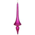thumbnail image 5 of Vickerman 24213 - 12" Purple Matte Glitter Finial Drop Christmas Tree Ornament (M119106), 5 of 7