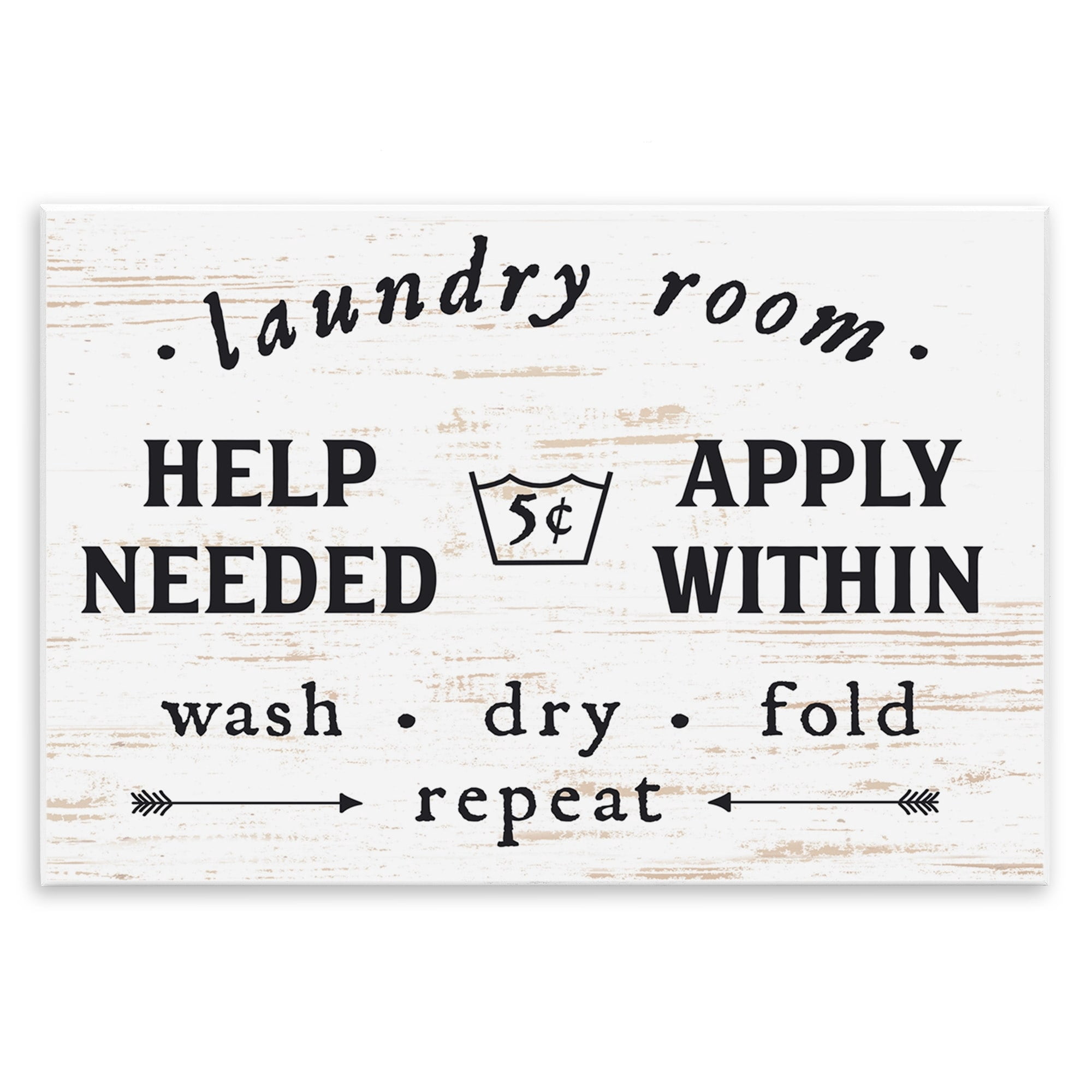 Stupell IndustriesLaundry Room Help Needed Apply WithinWall Plaqueby Lettered and Lined