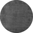 thumbnail image 1 of Ahgly Company Indoor Round Abstract Gray Contemporary Area Rugs, 7' Round, 1 of 1