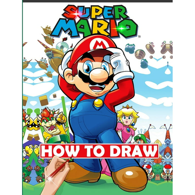 منهجي هذه الليلة خردل  How To Draw Super Mario : Premium Super Mario Characters Drawing Step By  Step (Paperback) - Walmart.com
