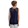 thumbnail image 2 of A4 Boys Reversible Mesh Tank, Navy/ White - L, 2 of 2