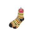 thumbnail image 3 of Fuzzy Cozy Socks With Daisy Grip On Bottom Buy 1 Get 1 Free, Stripe ( 2 pack ), 3 of 3