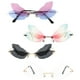 thumbnail image 2 of 4 pares de gafas de sol con alas de libélula, sin montura, con alas irregulares, 2 of 4