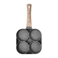 thumbnail image 2 of zanvin Cookware Sets !Kitchen Tools,Maifanshi Four Hole Pot Flat Bottom Non Stick Dumpling Pot Breakfast Hamburger Fry Pot Kitchen, 2 of 6
