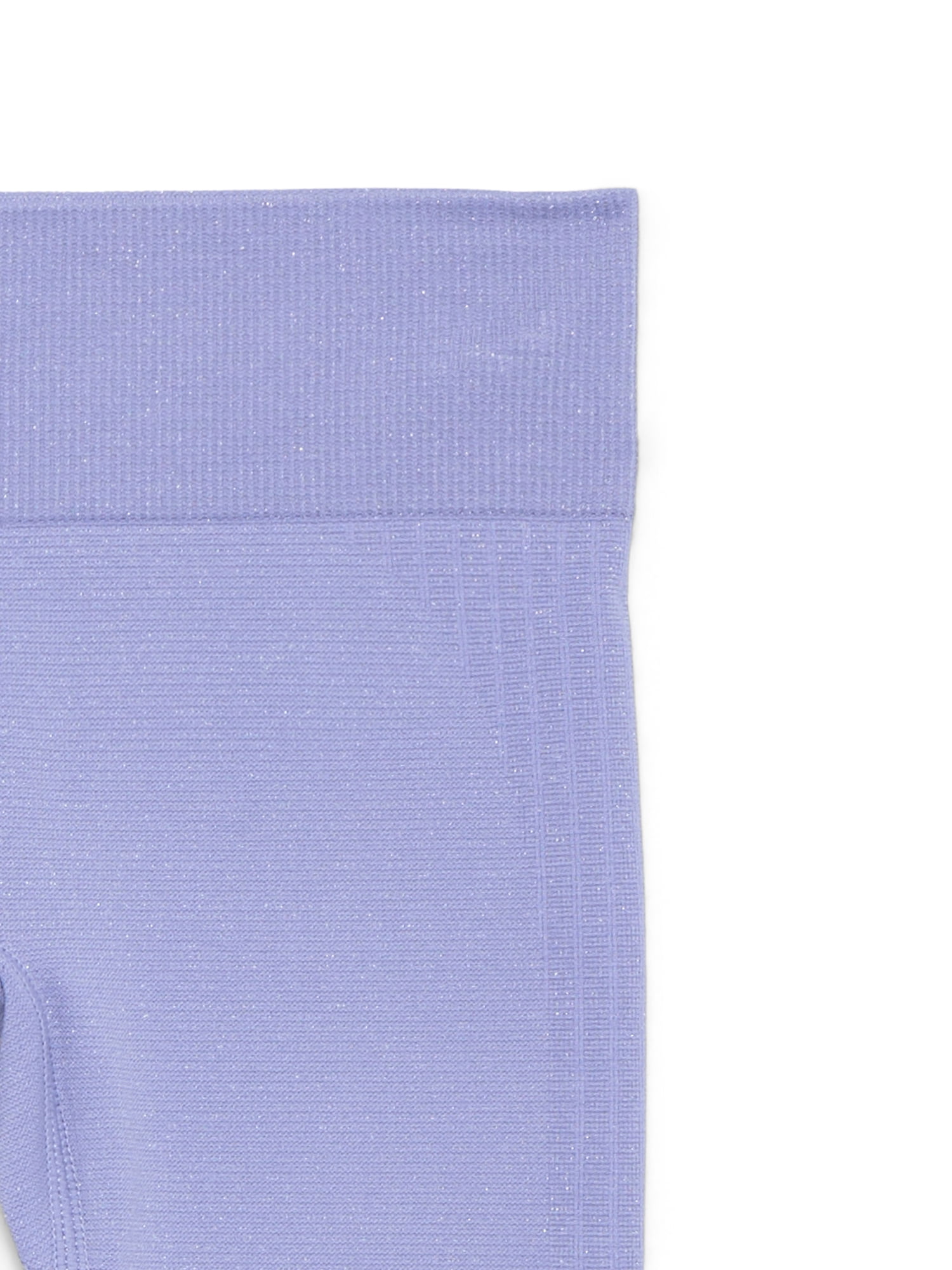 Athletic Works Girls Seamless Sparkly Active Leggings, Sizes 4-18