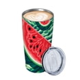 thumbnail image 2 of JEUXUS Watermelon Stainless Steel Insulated Bottle Double Wall Thermos Flask Beverage Coffee Bottle Insulated Travel Mug with Cup for Hot And Cold Drinks, 2 of 7