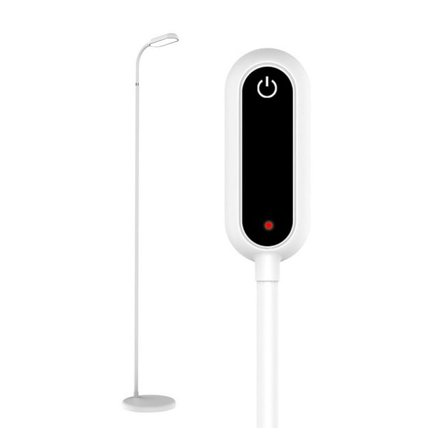 Lumos Led Reading Floor Lamp Rechargeable Battery Operated Dimmable Standing Light White Finish Com Lumos Led Reading Floor Lamp, Battery Operated Floor Lamps