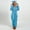 Sky Blue, variant on Womens Fleece Onesies Pajamas Jumpsuit Warm Sherpa Romper Sleepwear One Piece Zipper Hooded Playsuit Loungewear Sky Blue 8(L)