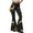 Navy, variant on EANJE Christmas Flowy Pants for Women Christmas Printed High Rise Slim Flare Pants Bell Bottom Stretch Fabric Long Trousers Soft Fall Autumn Bottoms Red 2XL