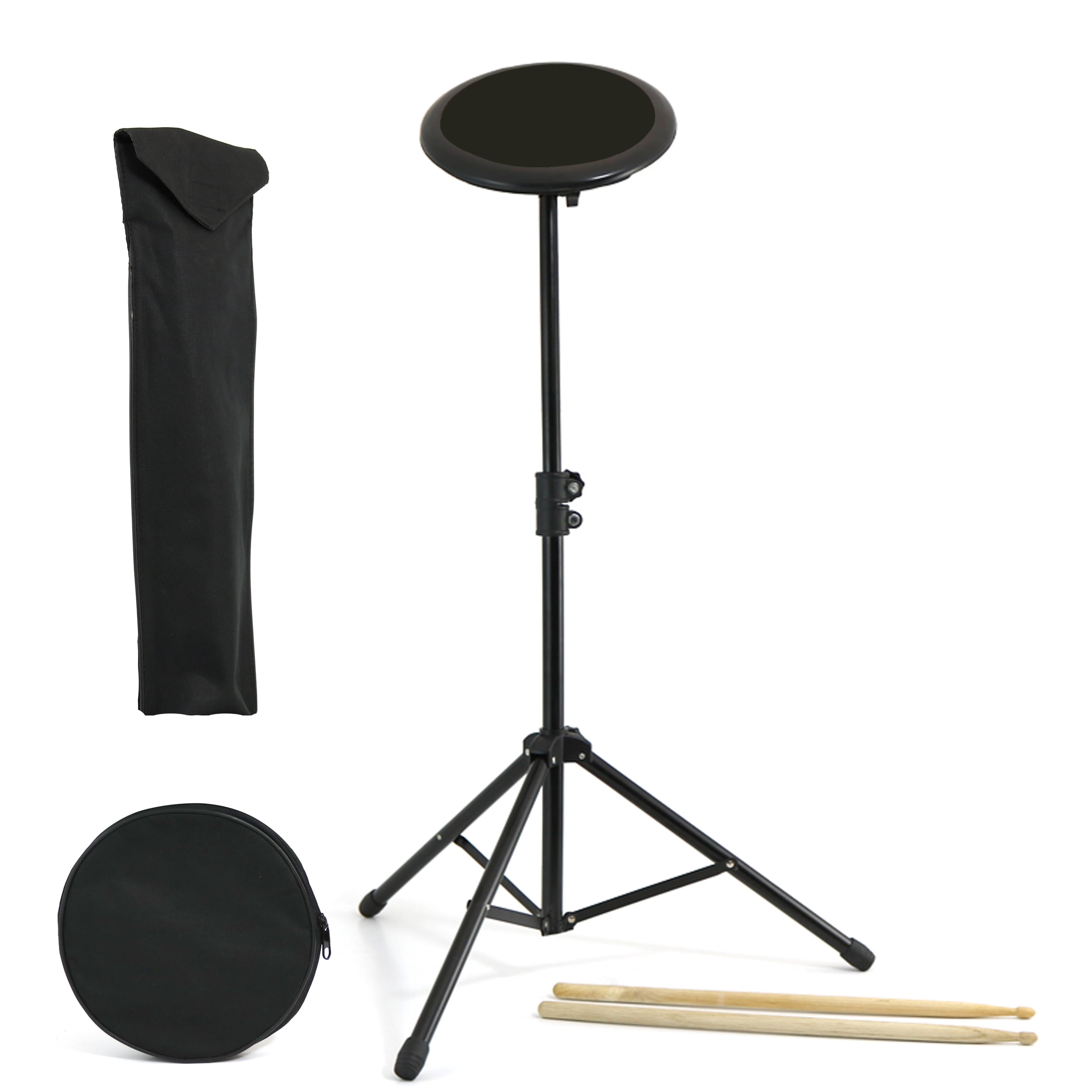 Exercise Pads Drum Mute Pads 5 Drums 3 Cymbals Jazz Drum Mute Pad Drumming Rubber Foam Practice Pad Drum Silencer for Drum Parts Accessories Set 4 Piece Set Black