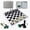 Grey, variant on Large Chess Set 43cm/16.93" Board with 32 Resin Pieces & Portable Storage Bag, Educational Intellectual Chess for Family, Outdoor & Travel