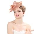 thumbnail image 2 of TRUBKH Tea Party Hat Feather Headpiece Tea Party Fascinators for Women Fascinators Hats for Women High Tea Hats for Women Tea Party Hats for Women Fascinator Hats for Women Pink One Size, 2 of 2