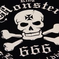 thumbnail image 2 of Playera Negra Manga Corta Chica Niño Logo Kingmonster, 2 of 3