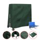 thumbnail image 4 of Funda impermeable para mesa de tenis de mesa con cremallera, fundas para mesa de ping pong (verde) Likrtyny Para estrenar, 4 of 8