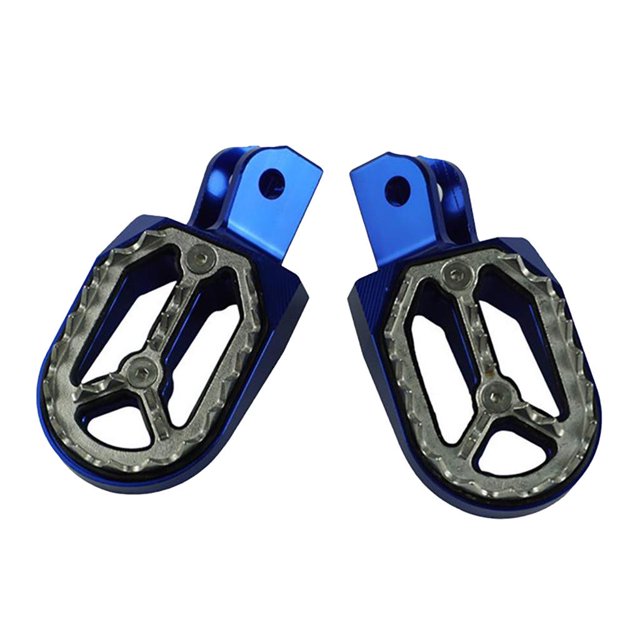 2 Uds., Reposapiés para Motocicleta, Pedales, Reposapiés, Reemplazos para CRF 230, Motocicleta, Bici de La Suciedad Azul Soledad Pedales de motocicleta