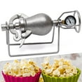 thumbnail image 5 of Mini Vintage Popcorn Maker Machine, Home Use Chinese Hand Cannon Food Amplifier, Stainless Steel, 5 of 18