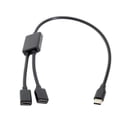 thumbnail image 2 of USB 2in1 Male to Two Female Data Cable - Double Head Female Charging and USB Expansion, 2 of 6