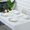 thumbnail image 5 of 15.4" Round Placemat Set of 1 Polyester Fabric Place Mats Non-Slip Dining Kitchen Table Mats for Kitchen Party Decor Christmas Tree in The Snow, 5 of 5