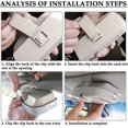 thumbnail image 2 of LLC Beige Universal Car Sunglasses Case with Magnetic Closure and Card Slot, 2 of 5