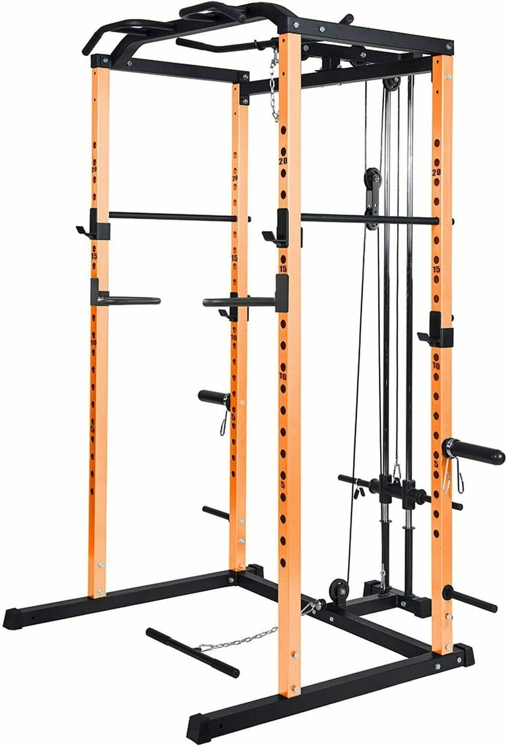 Power Rack Power Cage 1000Pound Capacity Home Gym Equipment Exercise