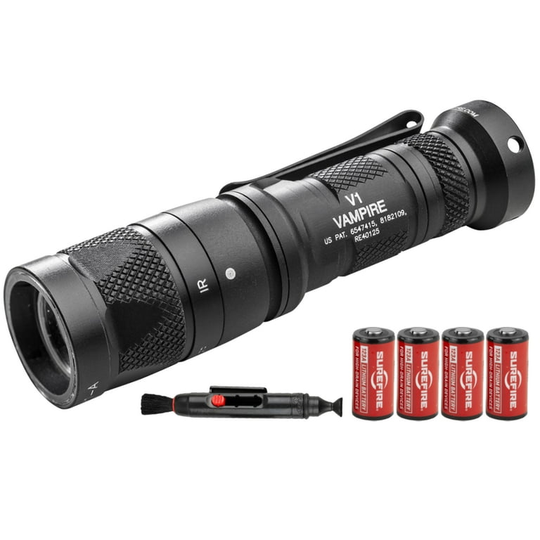 SUREFIRE V1-B-BK ヴァンパイア Amazon.com: SureFire V1-B-BK V1 Vampire Dual Output LED