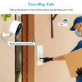 thumbnail image 4 of Solar Panel Security Cameras Wireless Outdoor - Battery Powered Cameras for Home Security Surveillance 2.4Ghz &5GHz WiFi Camera Two Way Audio Color Night Vison Alarm Motion Sensor Light Waterproof, 4 of 8