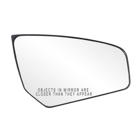 80234 - Fit System Passenger Side Non-heated Mirror Glass w/ backing plate, Nissan Sentra 07-12, 4 3/ 4" x 7 1/ 8" x 8 3/ 16"