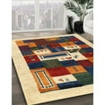 thumbnail image 2 of Ahgly Company Indoor Rectangle Contemporary Red Brown Abstract Area Rugs, 8' x 10', 2 of 6