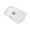 White, variant on Zeiwohndc Metal Bread Crate Spacious Interior Retro Kitchen Storage for Bakeries