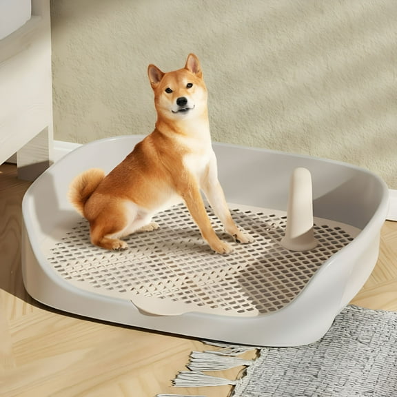 ACDANC Dog Litter Basin For Small And Medium-Sized Dogs, Pet Dog Toilet, Anti-Poop, Anti-Pee Splash, Easy To Clean