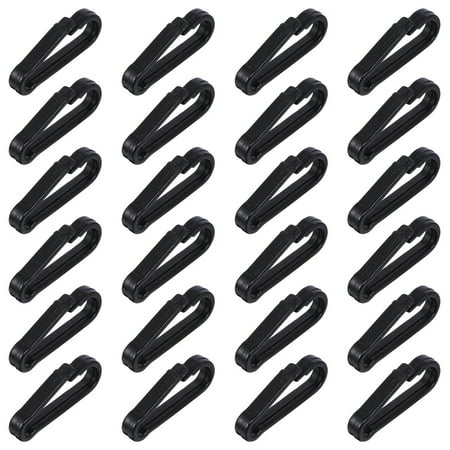 

HOMEMAXS 130pcs DIY Plastic Hook Mask Hanging Hooks Adjustable Hoist Buckle Rope Buckles