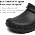 thumbnail image 2 of Men Non Slip Chef Shoes, Waterproof Nursing Work Clog Shoe for Food Service Restaurant Kitchen, Zapatos para Trabajar En Restaurante De Hombre, 2 of 7