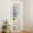 White, variant on 73.6" Extra Tall Cat Gate, Transparent Design Detachable into 2 Low Gates, 29.5–36" Width, Pressure Mounted, Full Door for Stairs, Kitchen, Studio, White