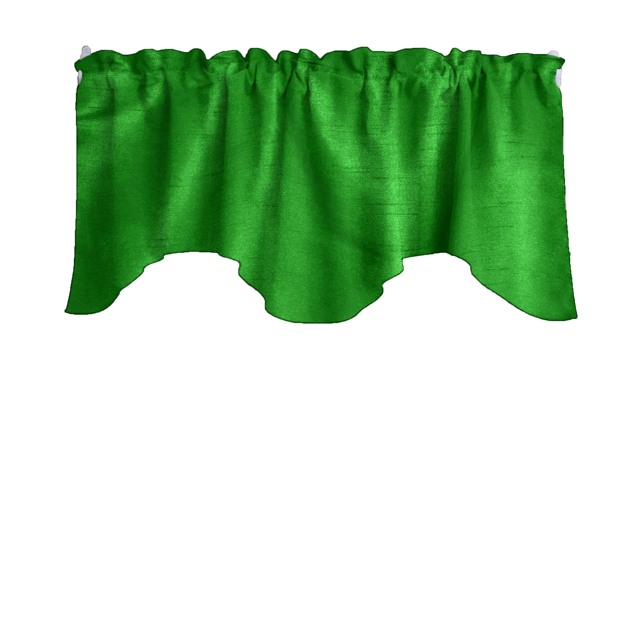 Solid Silk Dupioni; 21 Colors; Lightweight; Custom Curtain, Valance; Extra Width & Length, Pleated, Lined Drapery Panel Offered as Upgrades