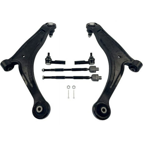 Front Lower Control Arm Kit - 6 Piece - Compatible with 2006 - 2014 Honda Ridgeline 2007 2008 2009 2010 2011 2012 2013