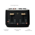 thumbnail image 5 of Beautiful 4-Slice Toaster with Touch-Activated Display, Black Sesame by Drew Barrymore, 5 of 11