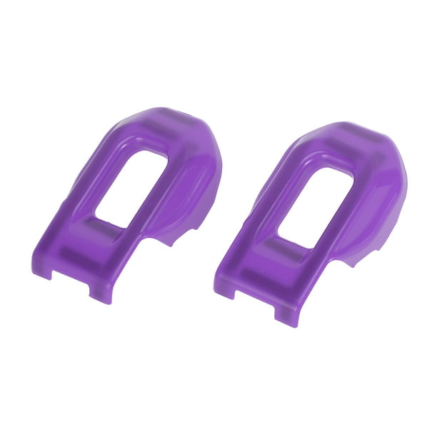 Unique Bargains 2 Pcs Soportes de bloqueo del capó para Jeep Wrangler JL JLU Sport Sahara Rubicon 2018-2022 para Jeep Gladiator JT 2020-2022 Soportes de bloqueo del capó exterior ABS púrpura