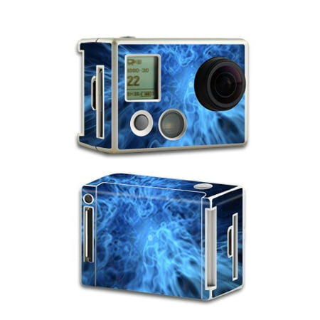 Go Pro Camera Blue Lens Mightyskins Protective Vinyl Skin Decal Cover for GoPro HD Hero2 Camera Digital Camcorder wrap sticker skins Blue Mystic Flames ()